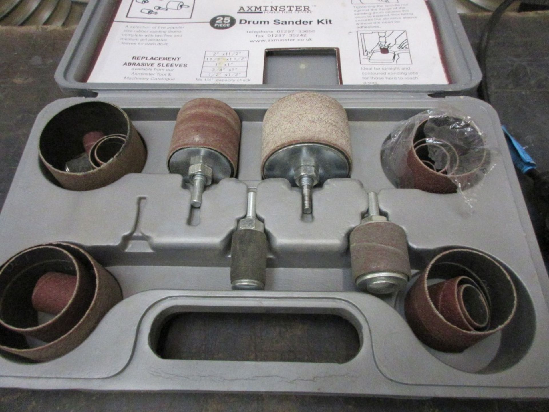 Bosch Titan drill, 240v with drum sander kit - Image 2 of 3