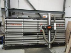 Harwi Holland vertical panel saw, type Piranha 1550 serial no. 5026 AY (2021), approx. working