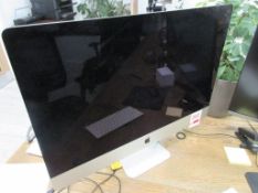 Apple iMac, serial no. H12F9HBBPN7C, EMC no. 3442, model A2115, keyboard, mouse & Samsung flat
