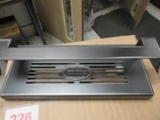 Steel Vintage manufactured bespoke workshop towel rail, 300 x 95 x 130mm
