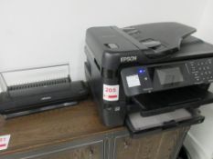 Epson Workforce WF-7720 Wi-Fi printer and Cathedral ring binder