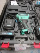 Rivrite R12 cordless riveter, with 2 x 18v lithium ion batteries, 1 x charger, 1 x carry case