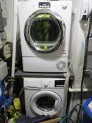 Logik L712WM20 washing machine and Candy Grand Vita 9kg tumble dryer
