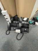 Yealink T465 IP phones x 4 with boxed PSU's