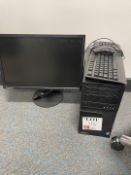 Dell i7-4770S 8GB Ram 2x 1TB Hard drive Tower computer with monitor, keyboard and mouse