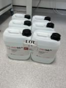 6 x 5 litre double distilled pyrogen free water