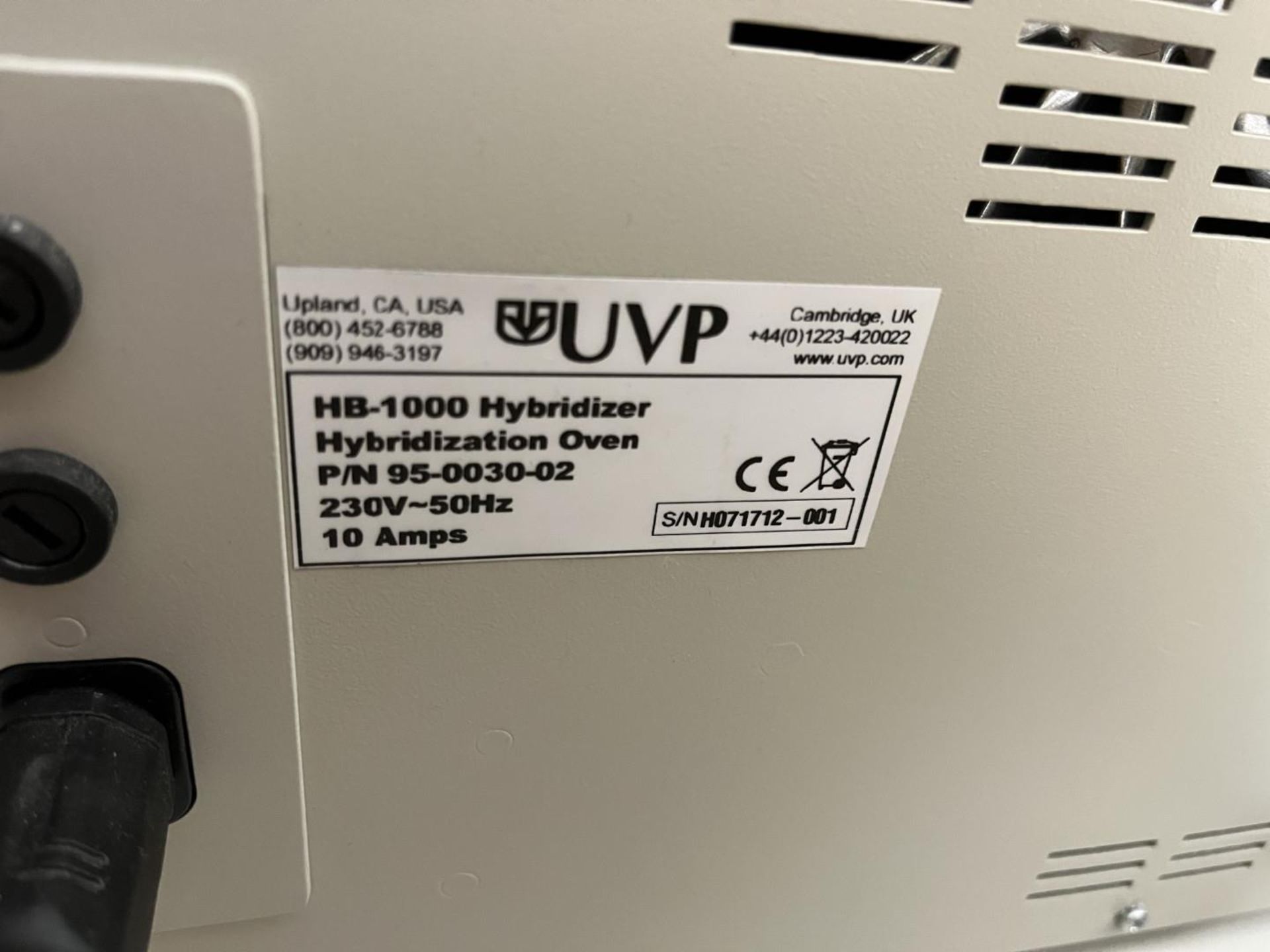 UVP HB-1000 hybridizer hybridization oven - Image 4 of 5