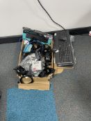 Various cable, power supplies, keyboards and other computer peripherals
