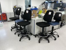 5 x various lab chairs
