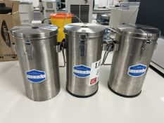 Dewar Diliac 3 x Dewar Diliac stainless steel flask and containers