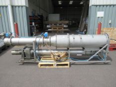 A SIS Stainless Steel Tube Metal Detector/Separator