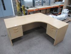 A Corner Office Desk - No Keys
