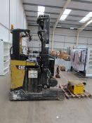 CATERPILLAR NR20NH FORKLIFT REACH TRUCK -ELECTRIC POWERED WITH BATTERY CHARGER -CAPACITY LISTED AS