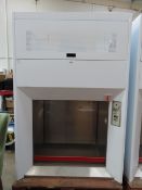 An Everwatch Fume Extraction Cupboard, H1800mm x W1200mm x D900mm.