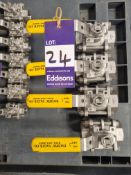 4x 1 1/2 inch stainless steel ball valves