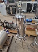 Pall model SASM052G31BJ, 22.7 litre stainless steel filter