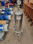 Pall model SASM052G31BJ, 22.7 litre stainless steel filter