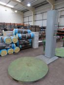 Orbitwrap MH-FG-2000A Pallet wrapping machine, YOM 2013- Single phase/ 220V. Please note there is a