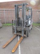 Nissan 30 Counter Balance Diesel Powered Forklift Truck Model FDG02A300.