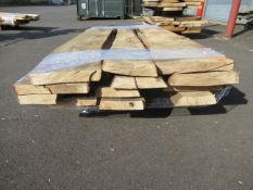Bundle of air dried Oak planks