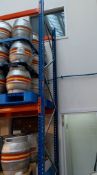 Pallet racking 8 x frame ends & 14 pairs beams (Delayed collection)