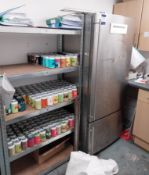 Refrigerator & 2 racks & First Aid kits etc to lab.