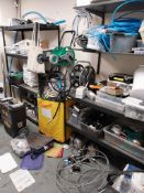 Brewery spares & fittings & shelving to store
