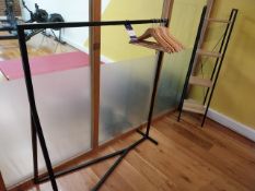 Coat Stand and Four Tier Book Shelf