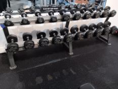 Inspace Rubber Dumbbells 2.5-25Kg (Excludes Rack)