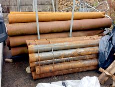 Approx. 52 Steel Piling Tube Starters & Followers