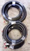 4 x Green/Black new mole air lines
