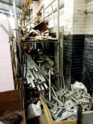 Galvanised scaffold Tube 9' & Boards, Base Plates, Fittings