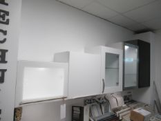 5x various Häcker Wall Cabinets