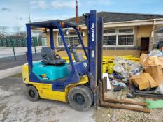 Komatsu FD15T-17 Forklift Truck, Rated Capacity 15