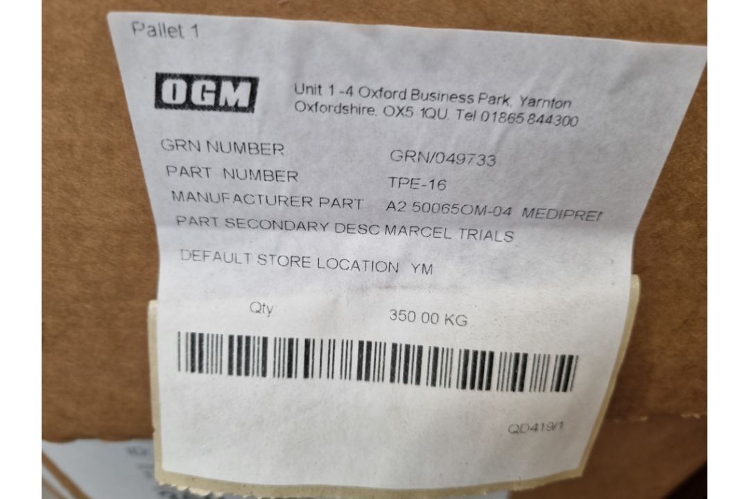 7 Pallets of Mediprene Pellets - Image 3 of 3