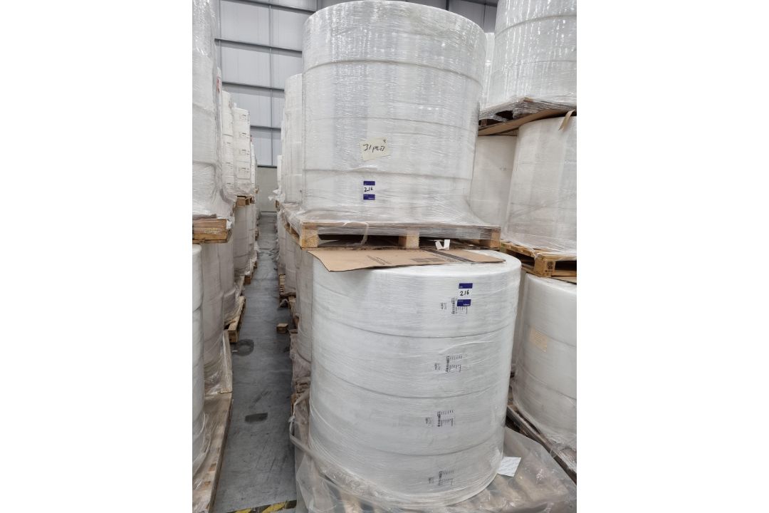 47x pallets of assorted Face Mask Base Material - Image 1 of 3