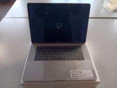 Apple MacBook Pro 15” i7 – 2.6GHZ Processor, 16GB Ram & 256GB Hard Drive (No Charger)