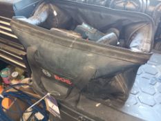Bag containing Bosch 12volt - GDR10,8-LI Impact Drill, 2 x GSR 12v-15 Drills with 2 x 12v 2.5ah