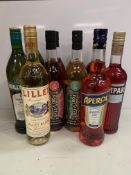 10 x Bottles of Assorted Aperitifs Including: 2 x Forty-Five Radiant Rose Vermouth 70cl 18.2%; 2 x F