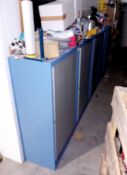 2 x TCG blue steel cabinets