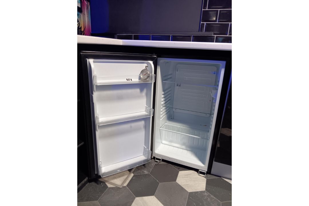 SIA Black Undercounter Fridge