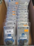 Aztec Sintered Disc Pads, (2x for Magura MT5 and MT7 Dual Piston, 2 pairs; 1x for Shimano Saint M810