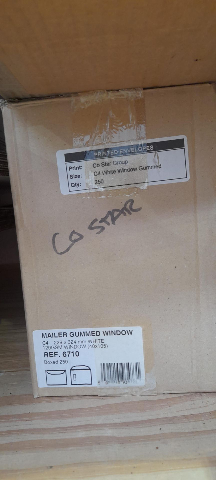 Quantity of packaging materials inc various envelopes, cardboard and other to grey and orange - Image 9 of 11