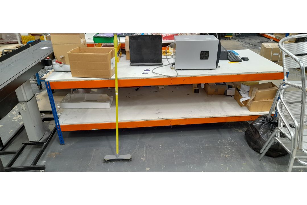 4x Packing tables, contents excluded - Image 3 of 4
