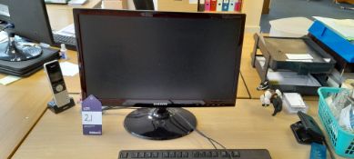 2x Samsung S22B350H monitors