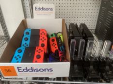 3x Nintendo Switch Controllers with fitted Joy-Cons; 3 x Pairs of Nintendo Switch Joy-Cons; 3 x Nint