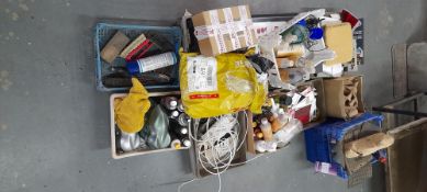 Qty of Upholstery Stains, Samples etc.