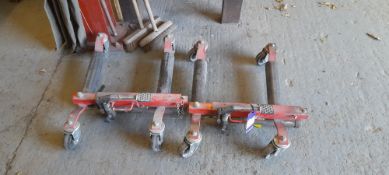 Pair of Vehicle Wheel Skates