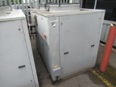Schneider Uniflair Packaged Air Cooled Water Chiller. Model number ISAF0621A