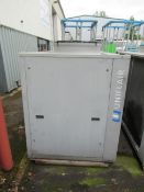 Schneider Uniflair Packaged Air Cooled Water Chiller. Model number ISAF0621A